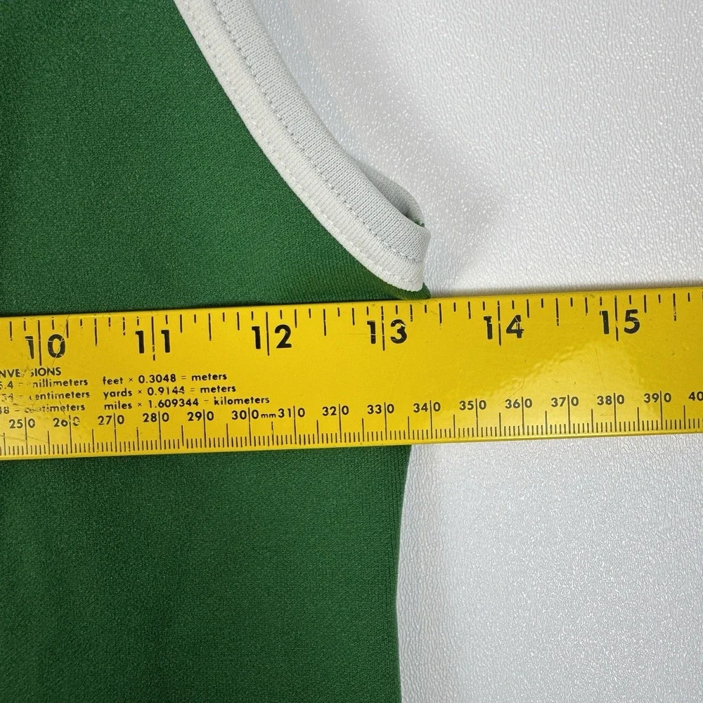 Matman Wrestling Singlet Green White Trim Athletic One Piece Adult‎ XS